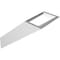 Ekena Millwork 5 1/2-in. W x 10-in. D x 10-in. H Traditional Architectural Grade PVC Knee Brace BRCP055X10X10TRA - alternate 6